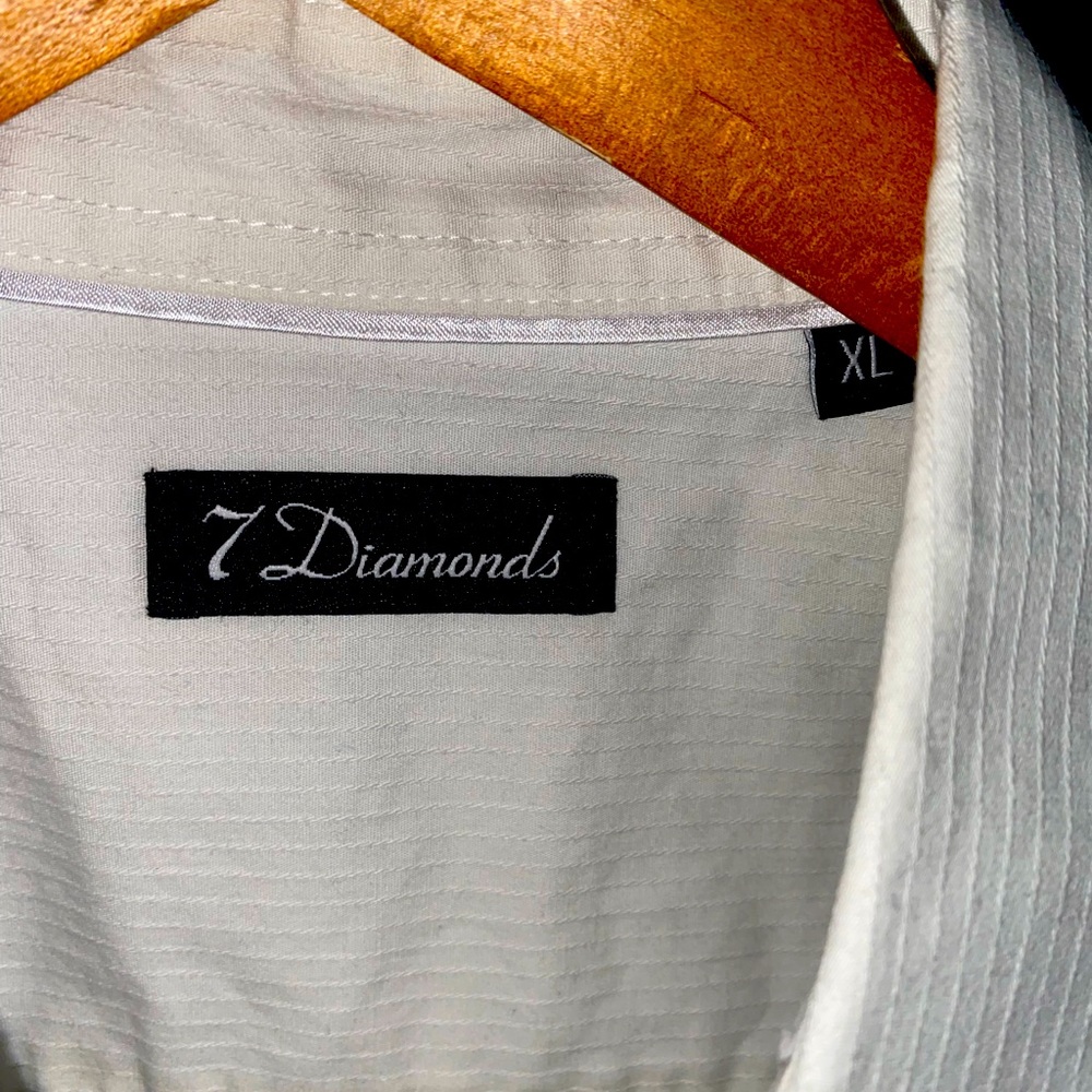 Men's 7 Diamonds Short Sleeve White